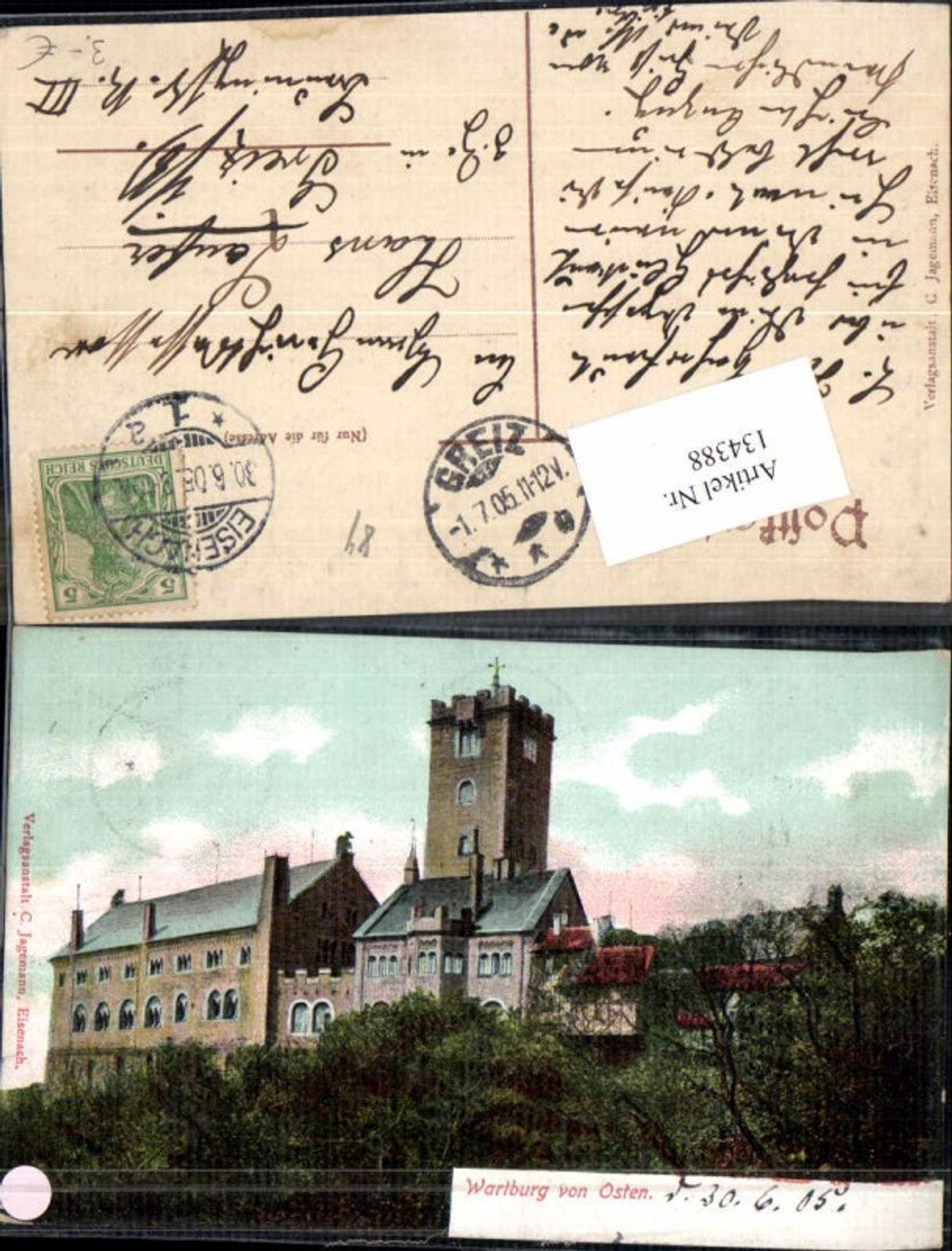 134388,Wartburg bei Eisenach