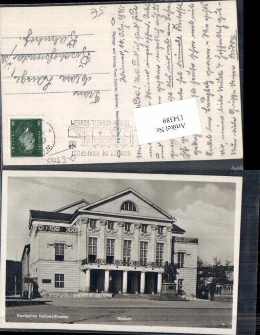 134389,Weimar Deutsches Nationaltheater Theater