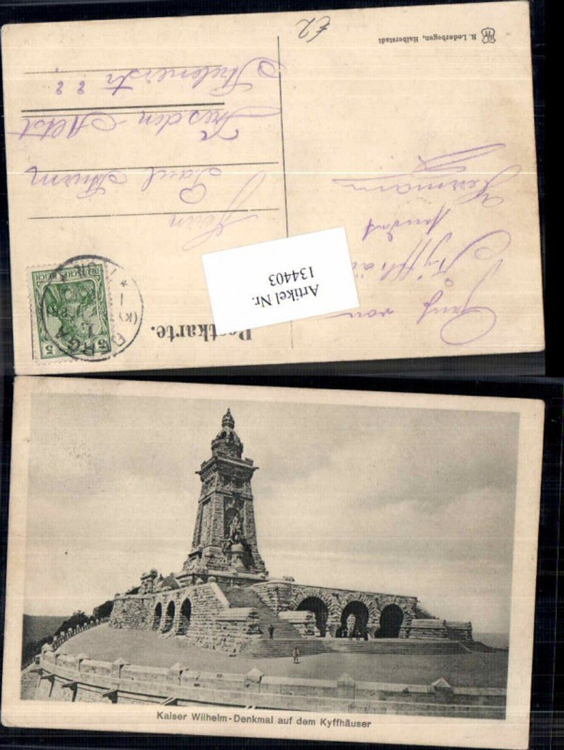 134403,Kaiser Wilhelm Denkmal Kyffhäuser Frankenhausen