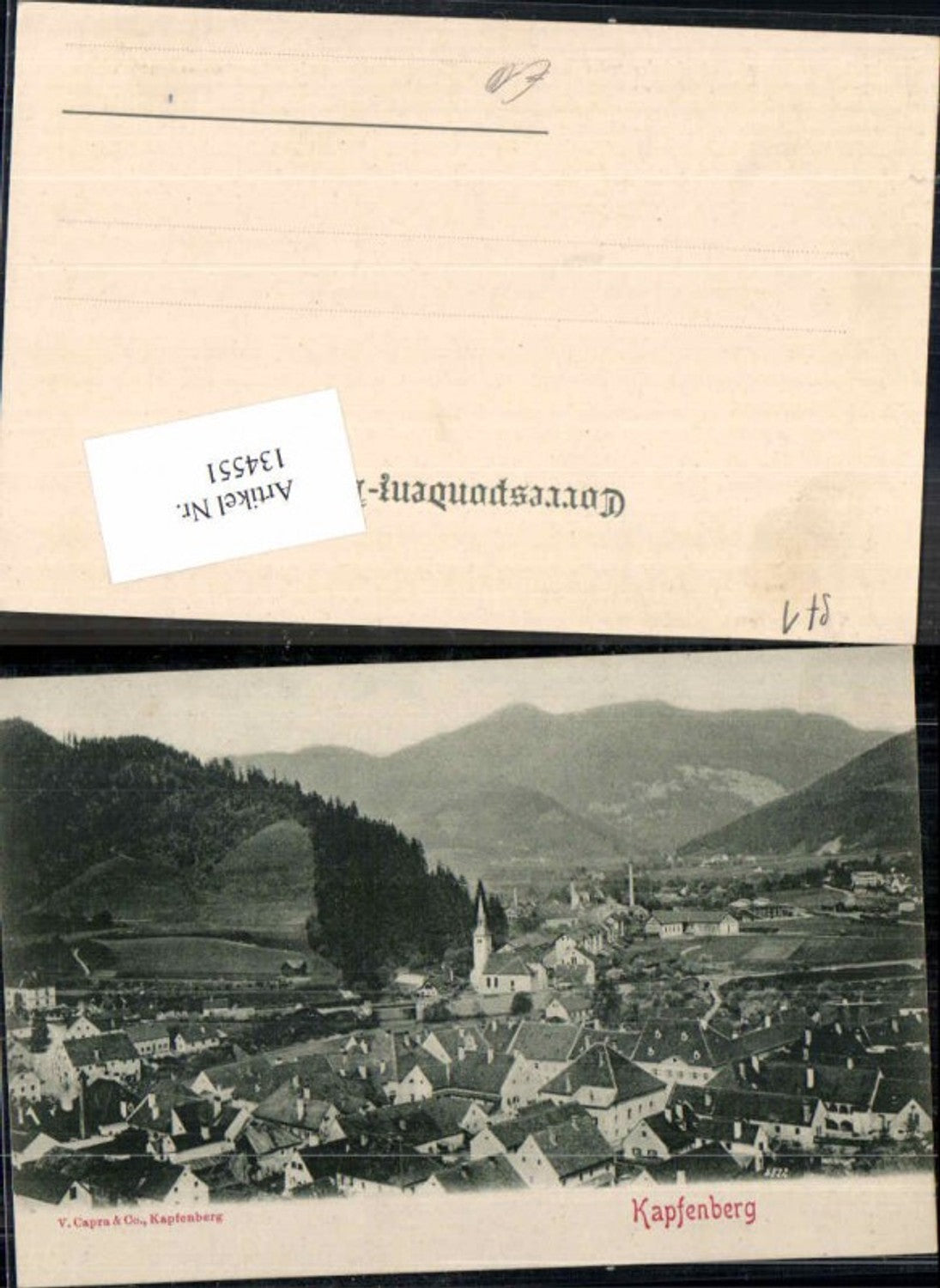 Alte Ansichtskarte – Old Postcard