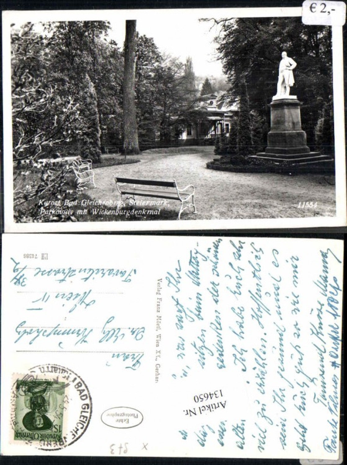 Alte Ansichtskarte – Old Postcard