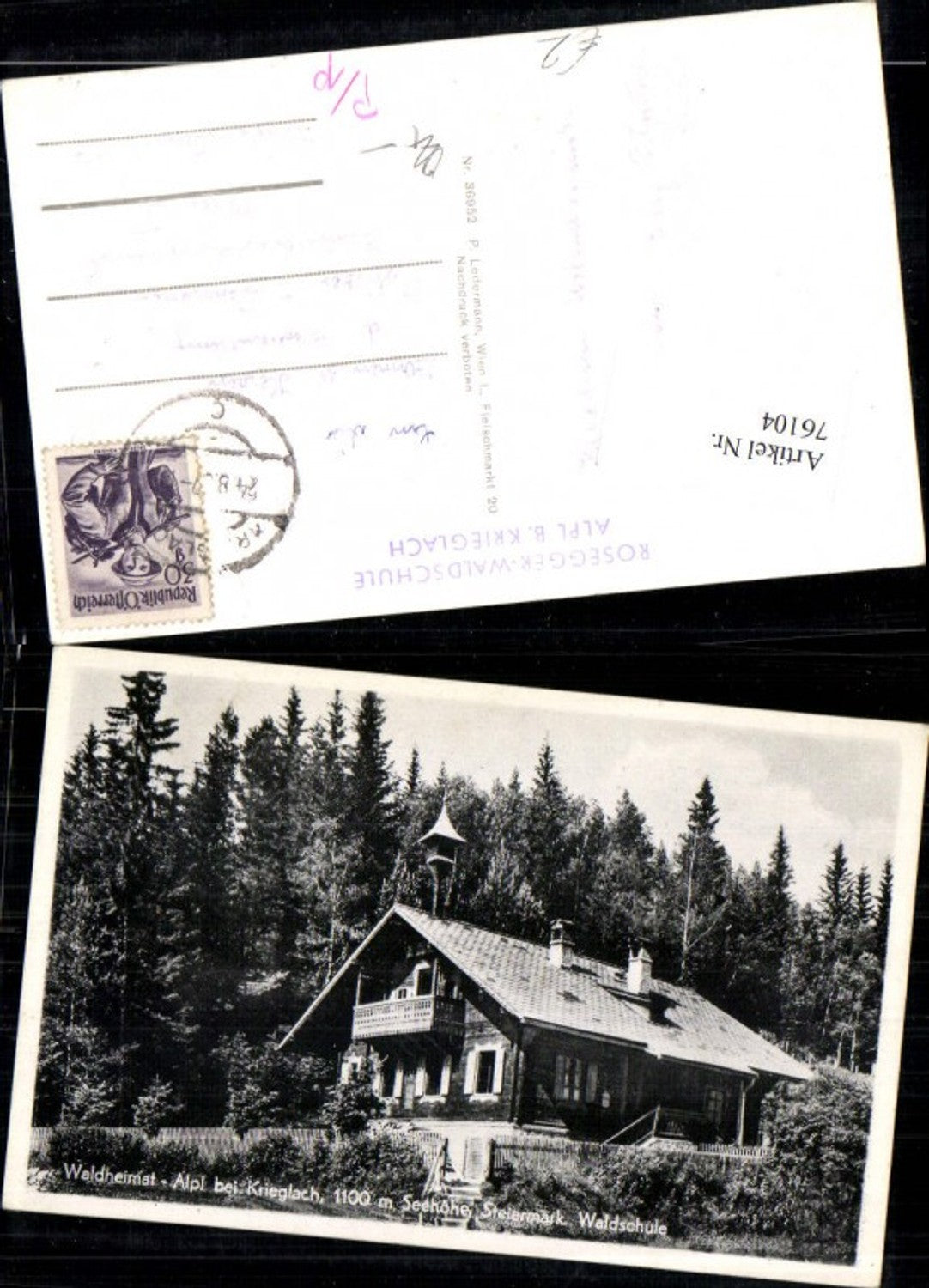 Alte Ansichtskarte – Old Postcard