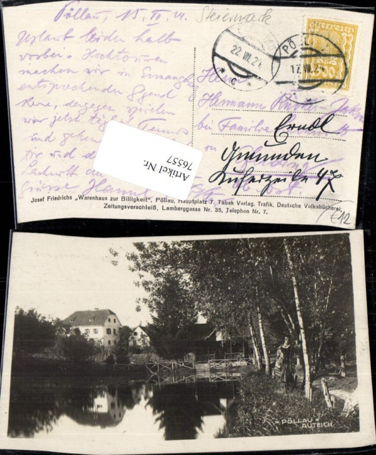 Alte Ansichtskarte – Old Postcard