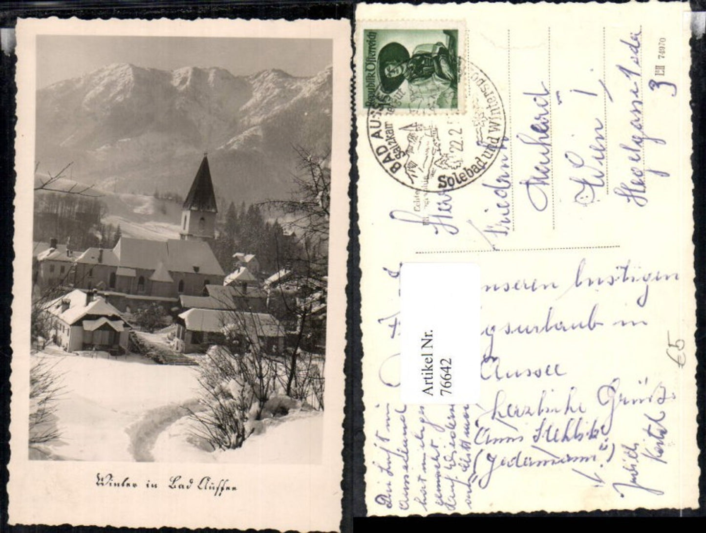 Alte Ansichtskarte – Old Postcard