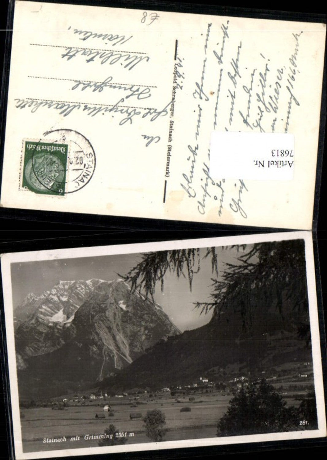 Alte Ansichtskarte – Old Postcard