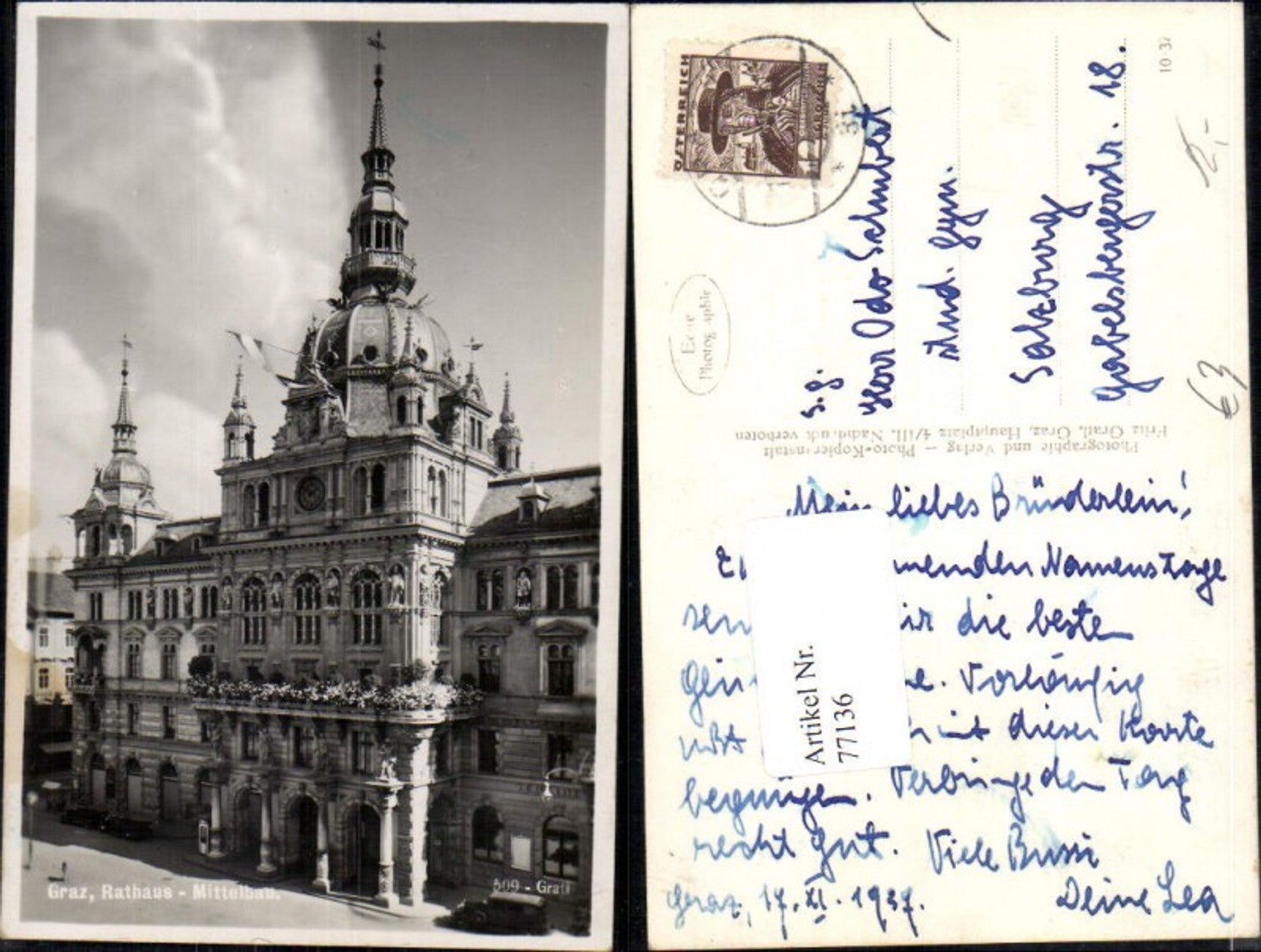 Alte Ansichtskarte – Old Postcard