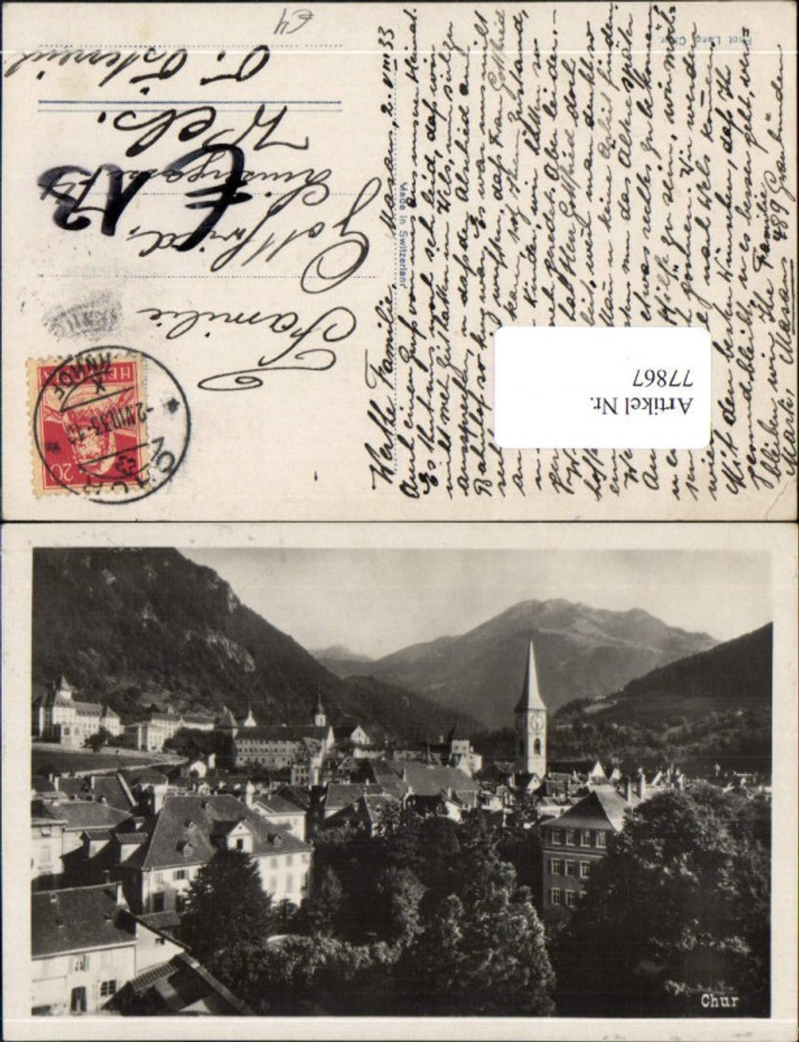 Alte Ansichtskarte – Old Postcard