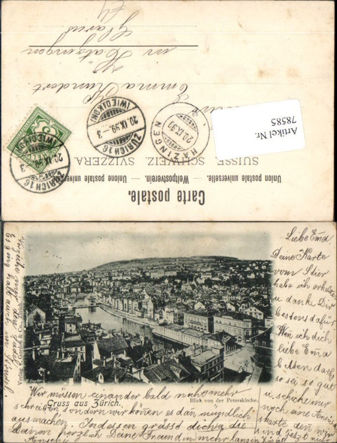Alte Ansichtskarte – Old Postcard