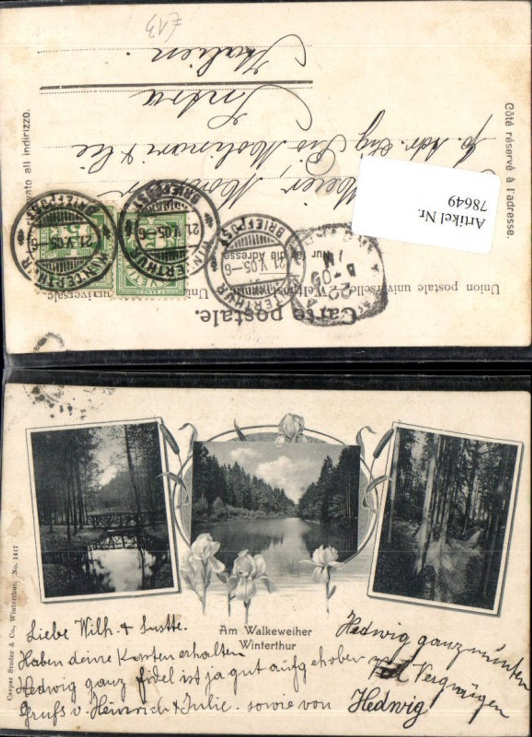 Alte Ansichtskarte – Old Postcard