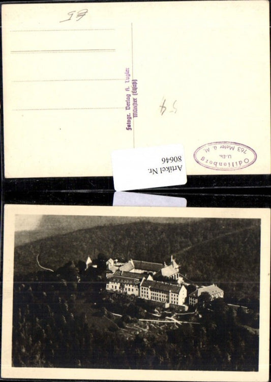 80646,Odilienberg französisch Mont Sainte-Odile Wallfahrtsort im Elsass