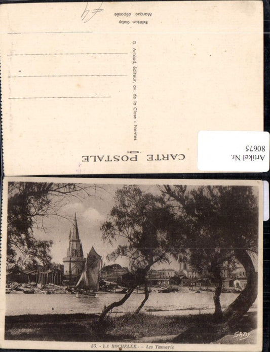 80675,La Rochelle Les Tamaris Segelboot Hafen