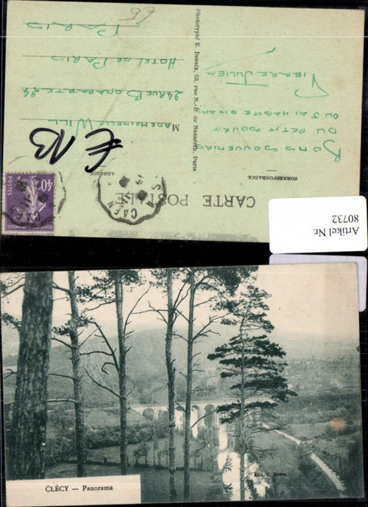 80732,Clecy Panorama 'Brücke