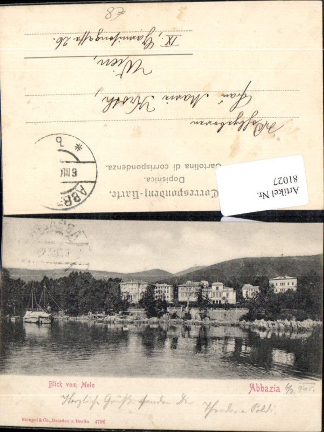 Alte Ansichtskarte – Old Postcard