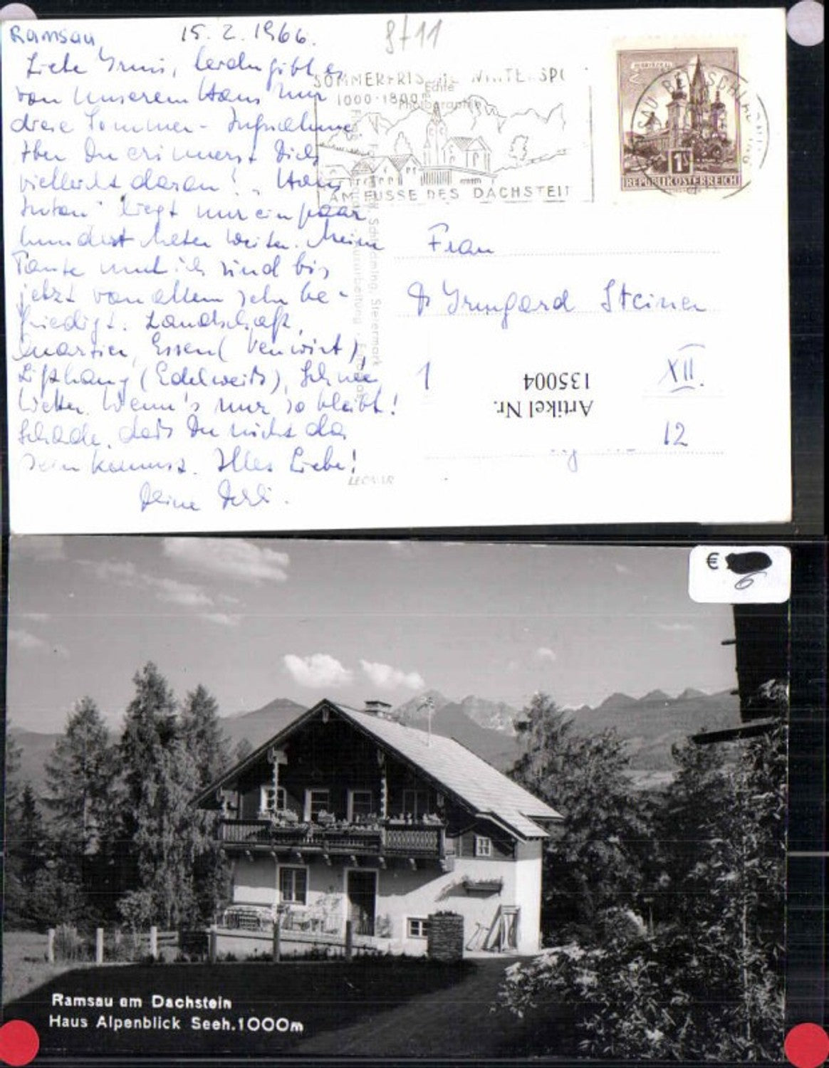 Alte Ansichtskarte – Old Postcard