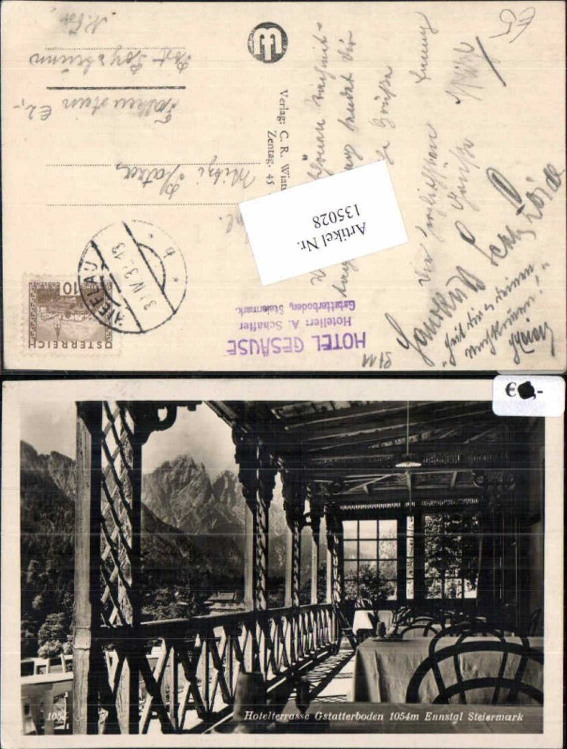 Alte Ansichtskarte – Old Postcard