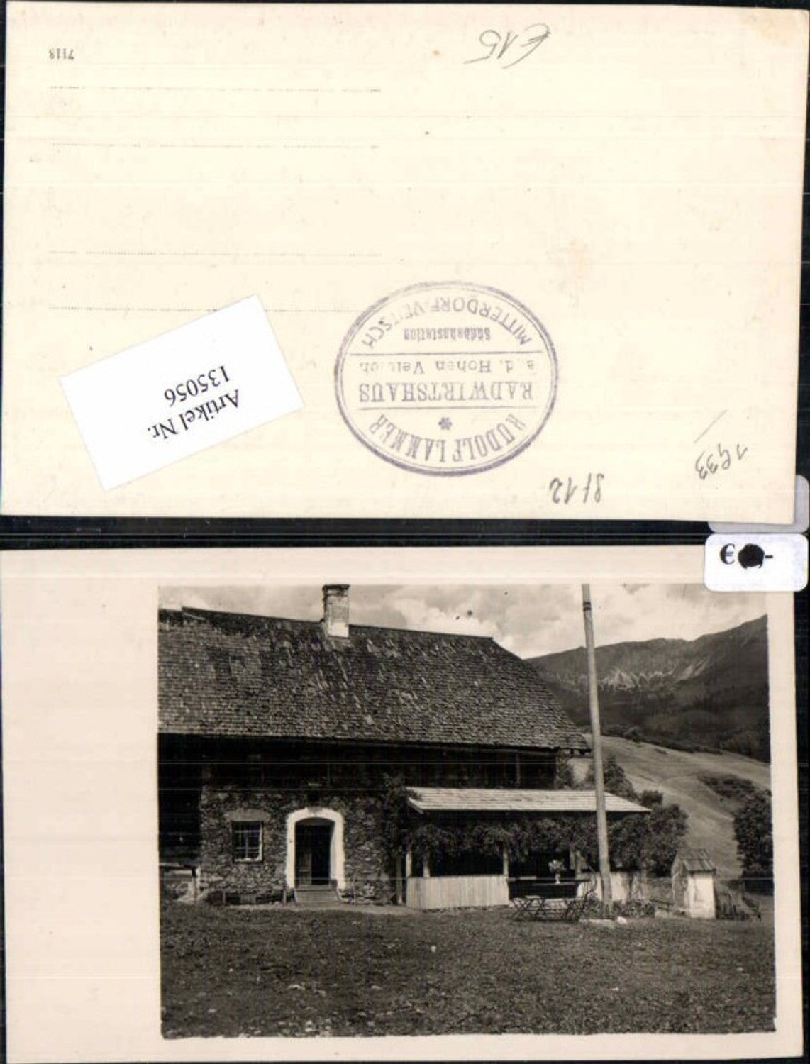 Alte Ansichtskarte – Old Postcard