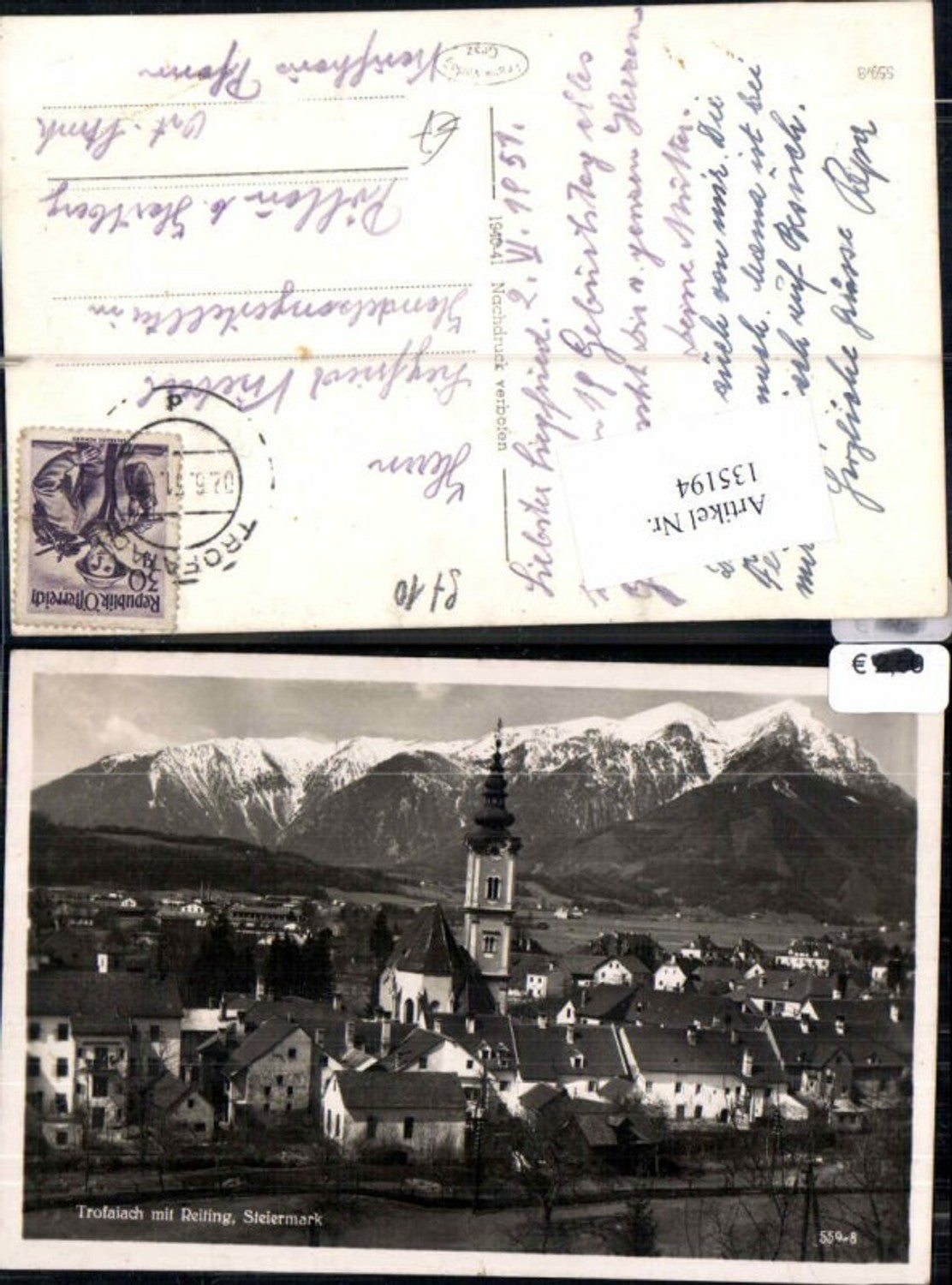 Alte Ansichtskarte – Old Postcard