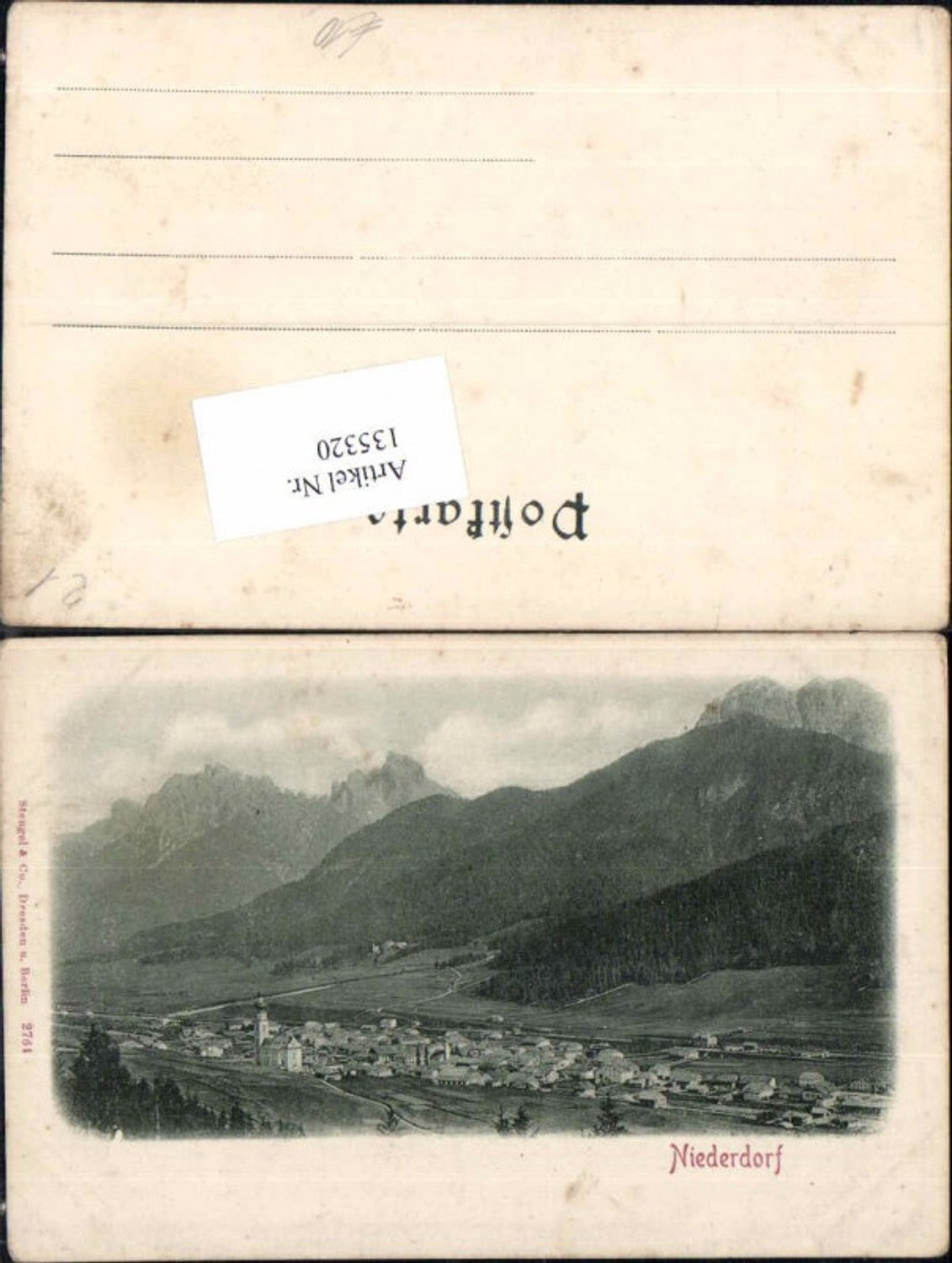 Alte Ansichtskarte – Old Postcard