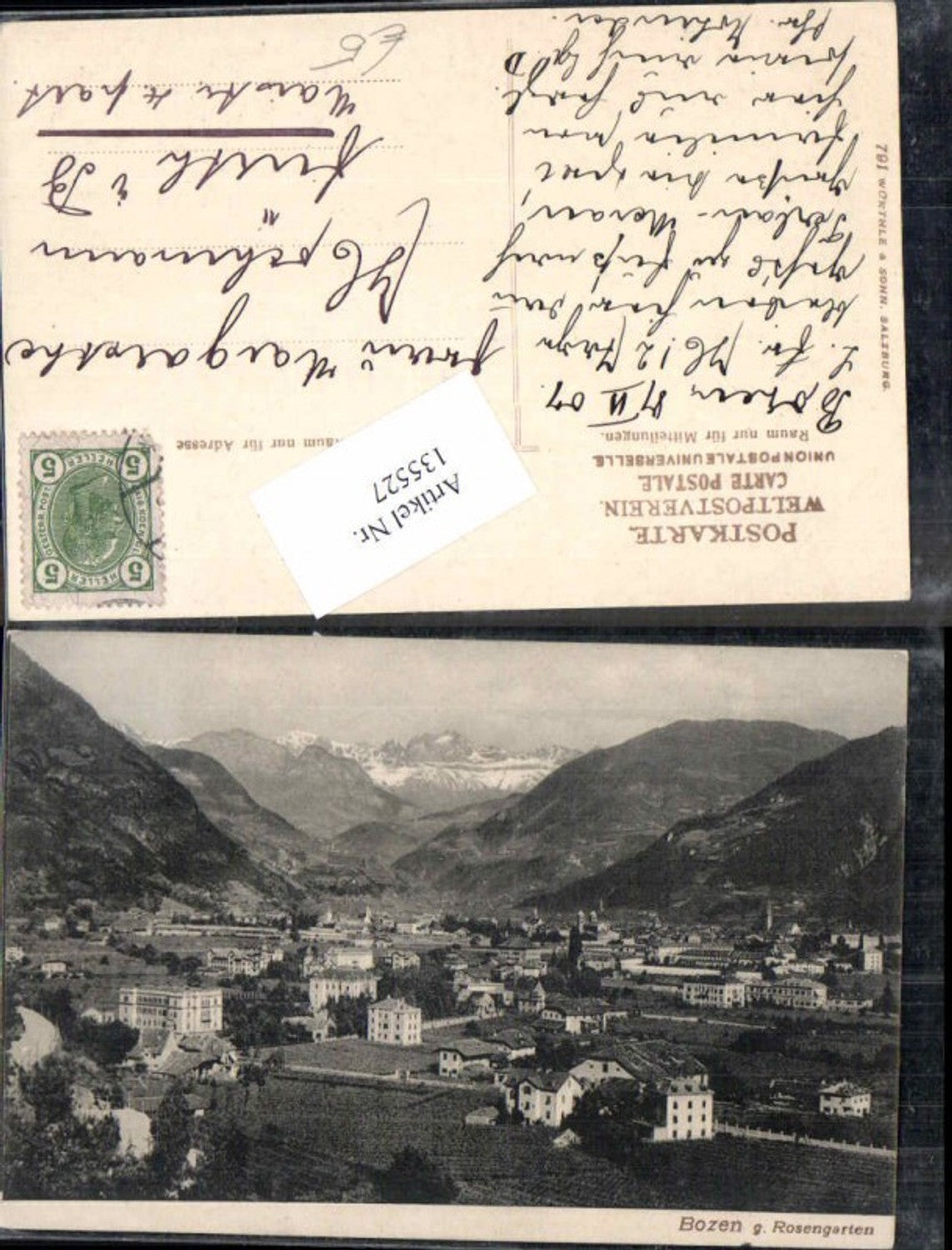 Alte Ansichtskarte – Old Postcard