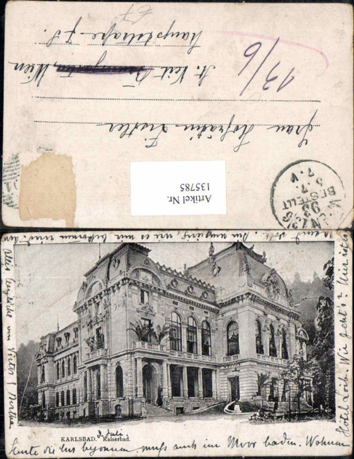 Alte Ansichtskarte – Old Postcard