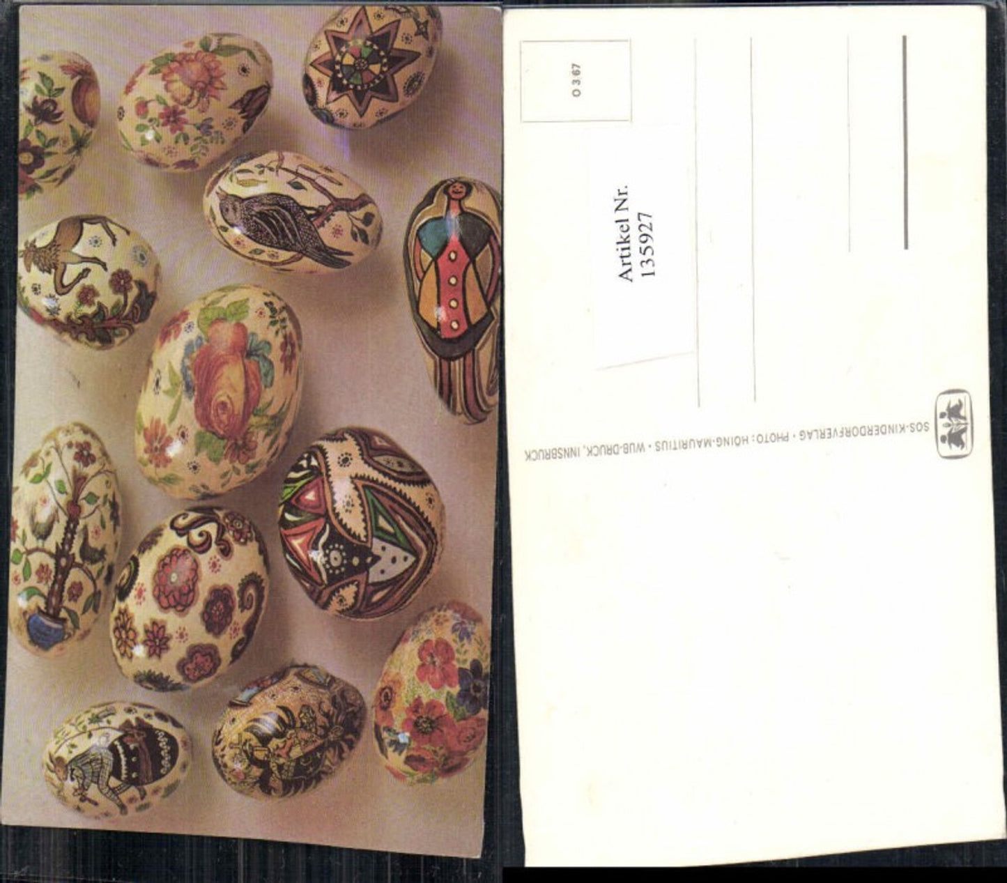 135927,SOS Kinderdorf O3/67 Ostern Eier