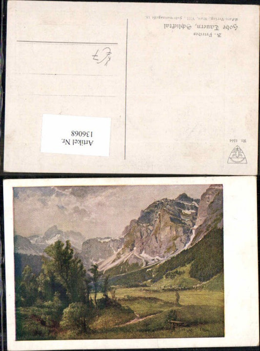 136068,Dt. Schulverein 1554 Hohe Tauern Schlicktal R. Petrides
