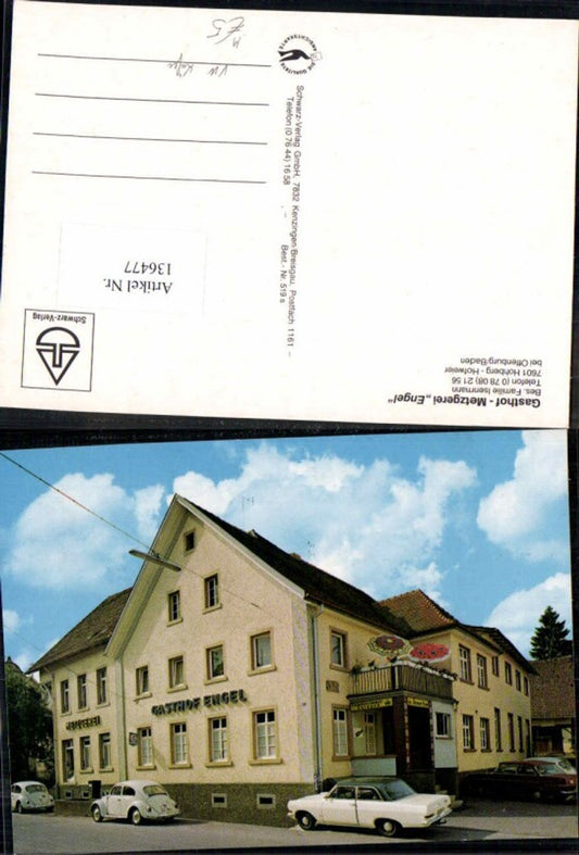 136477,Gasthaus Engel in Hohberg Hofweiler bei Offenburg Baden VW Käfer Oldtimer