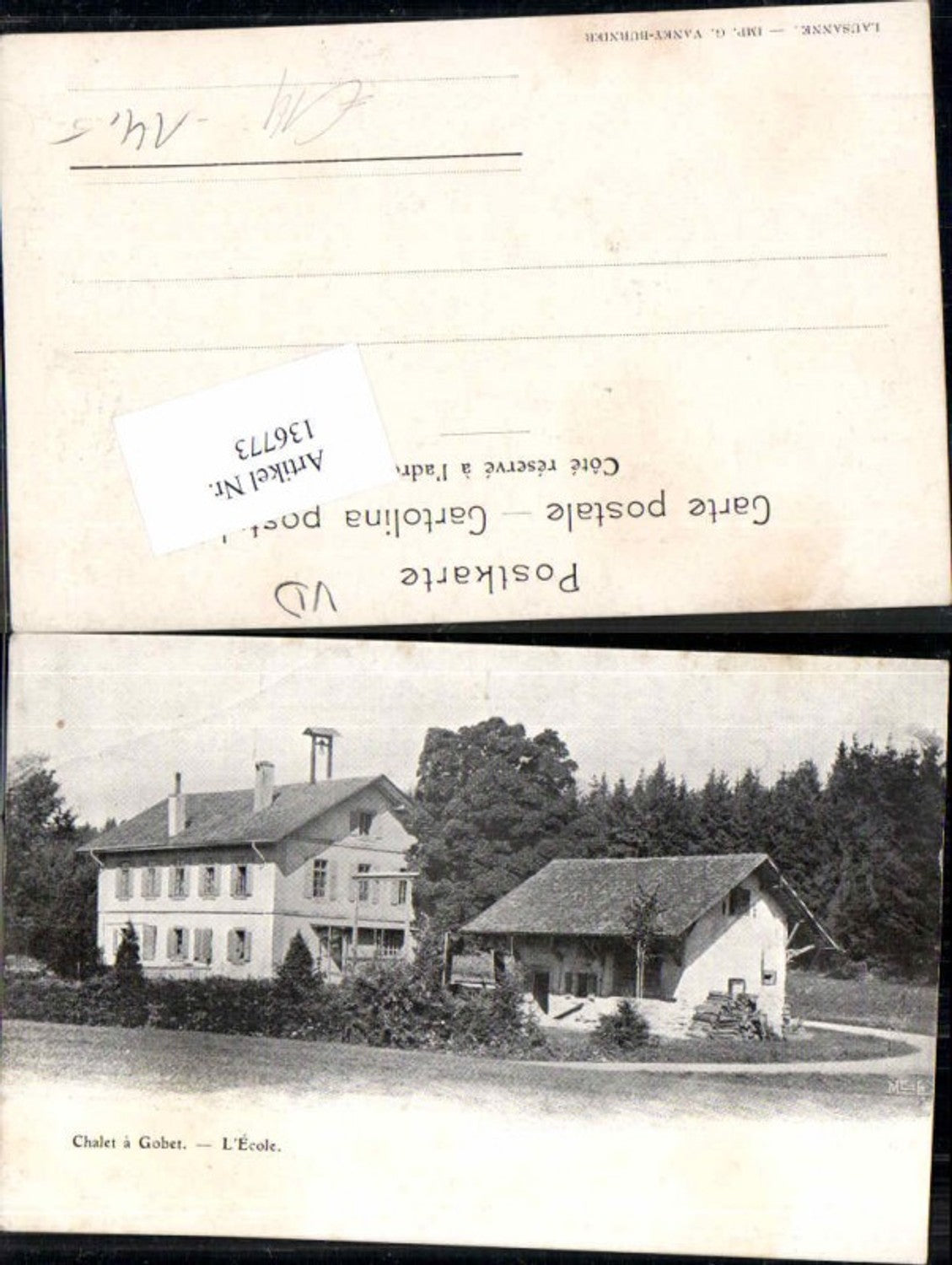 Alte Ansichtskarte – Old Postcard