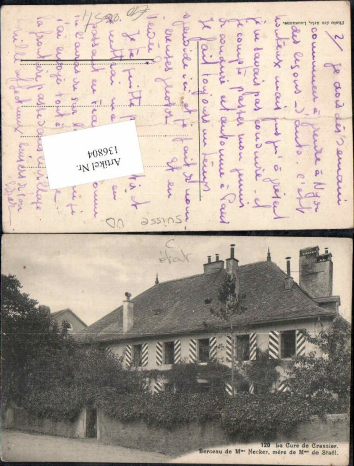 Alte Ansichtskarte – Old Postcard