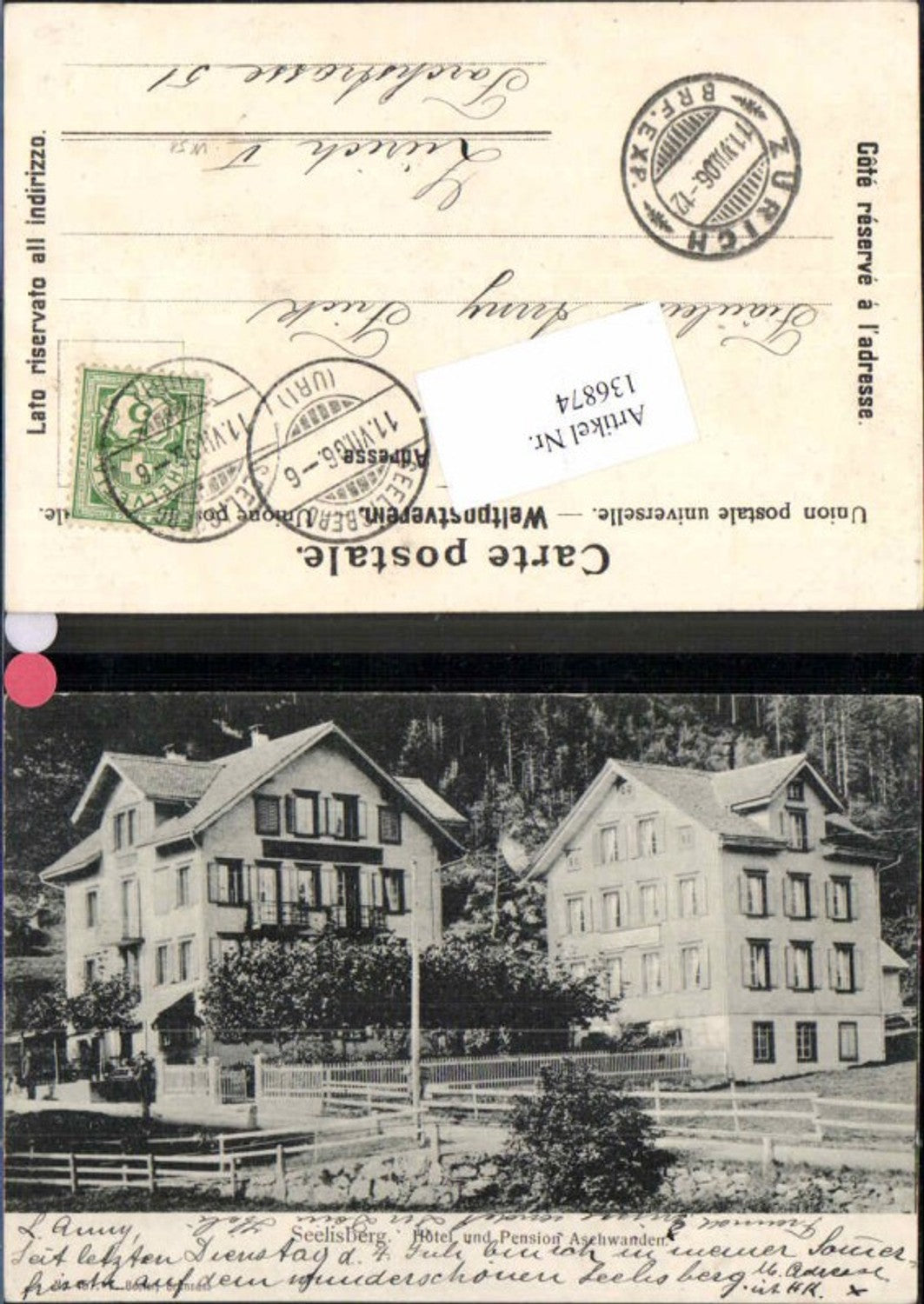 Alte Ansichtskarte – Old Postcard