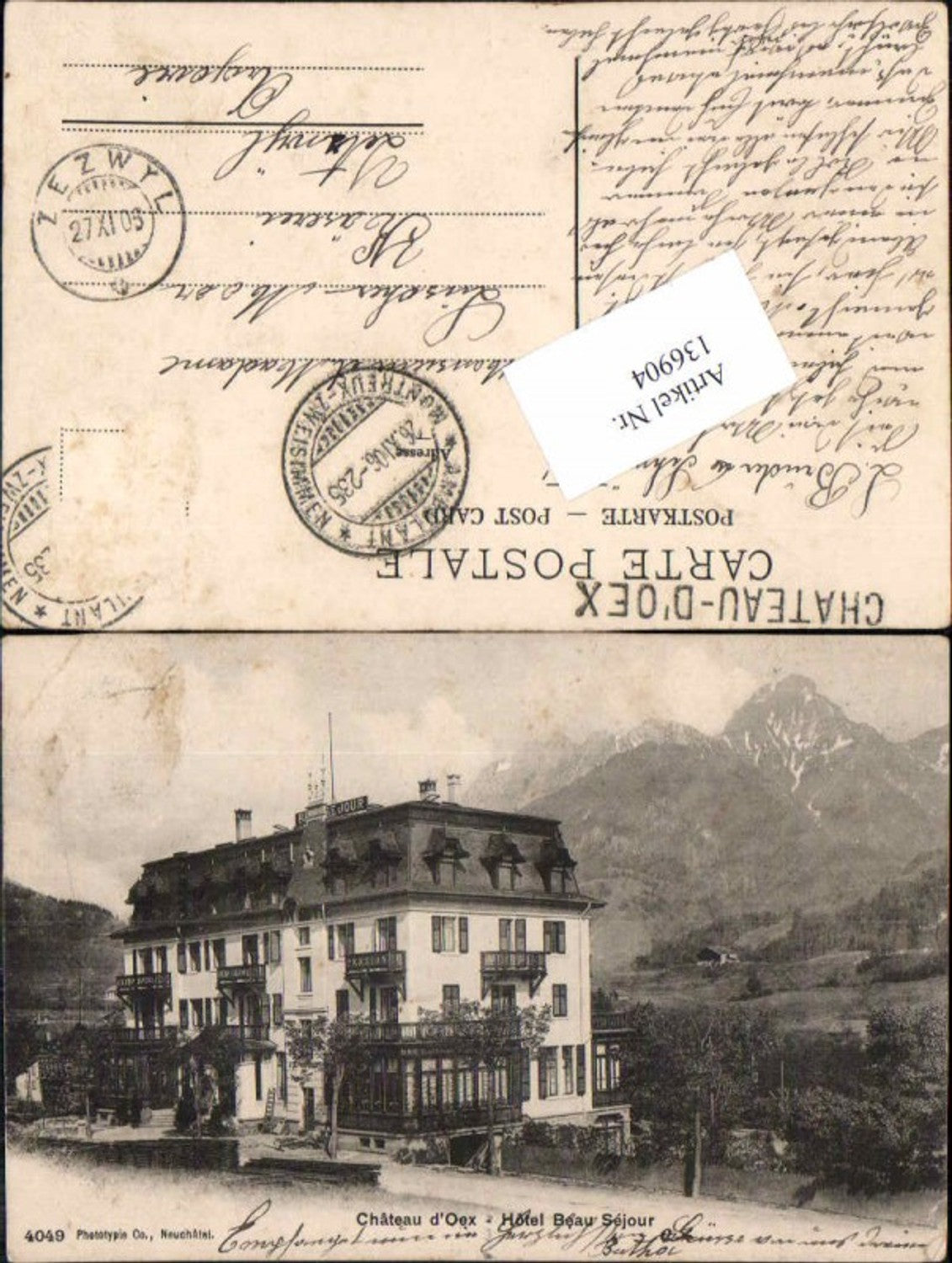 Alte Ansichtskarte – Old Postcard