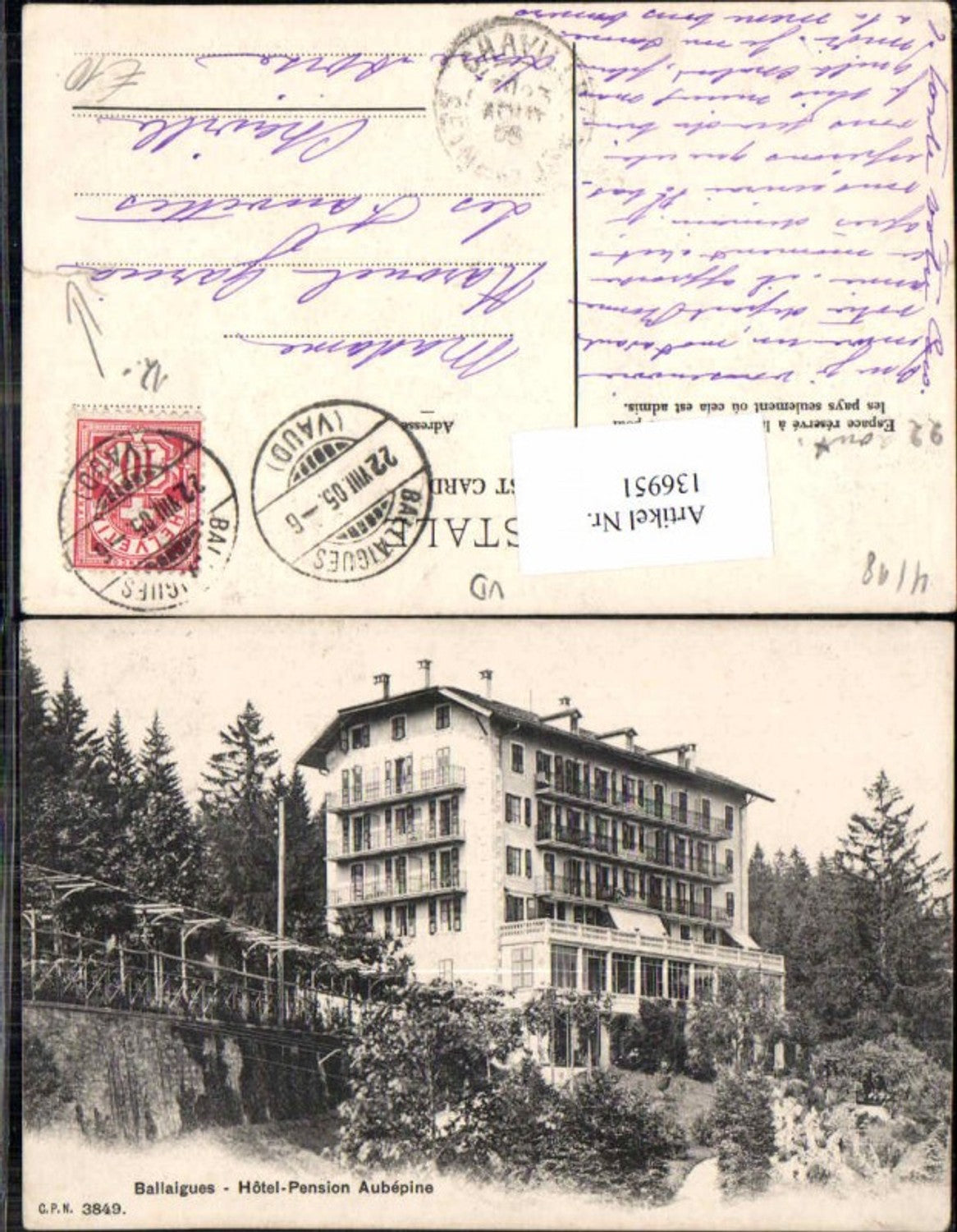 Alte Ansichtskarte – Old Postcard