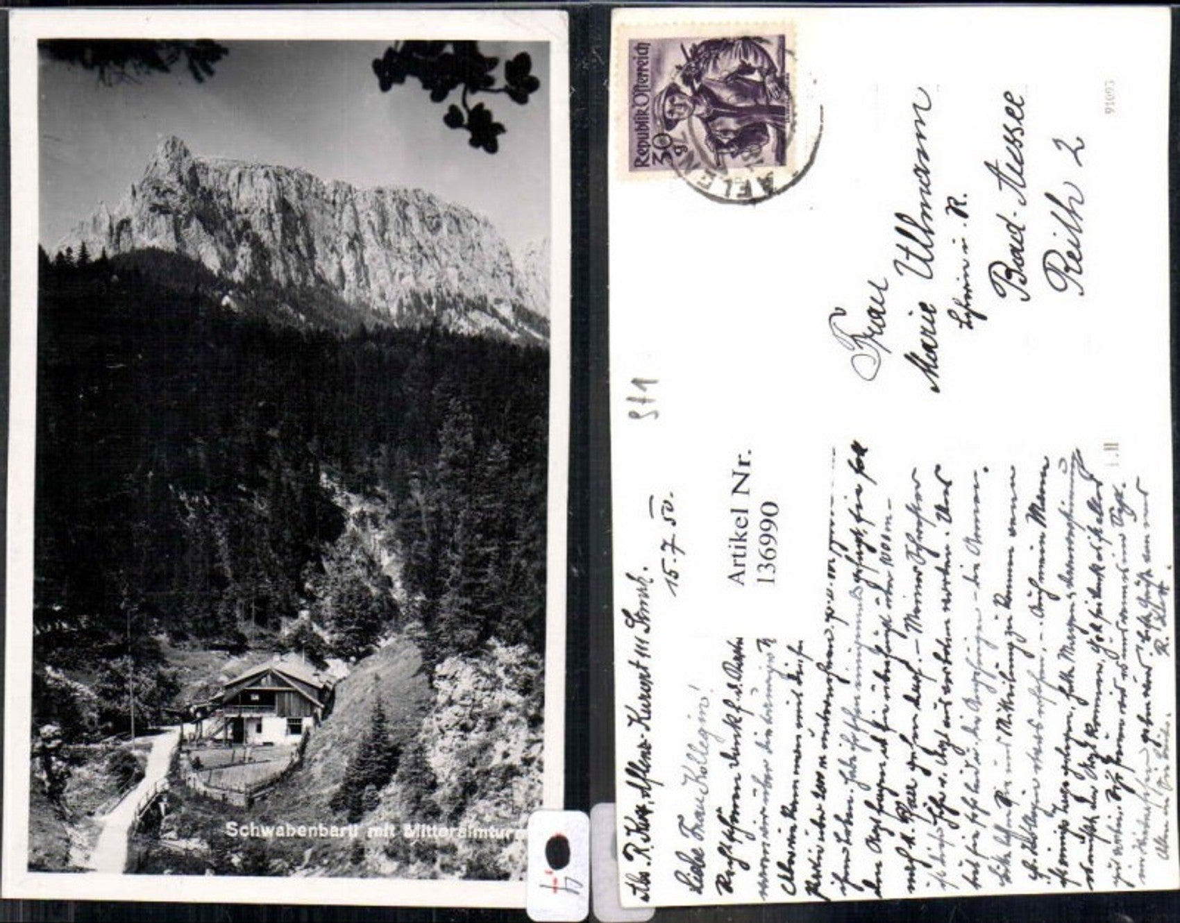 Alte Ansichtskarte – Old Postcard