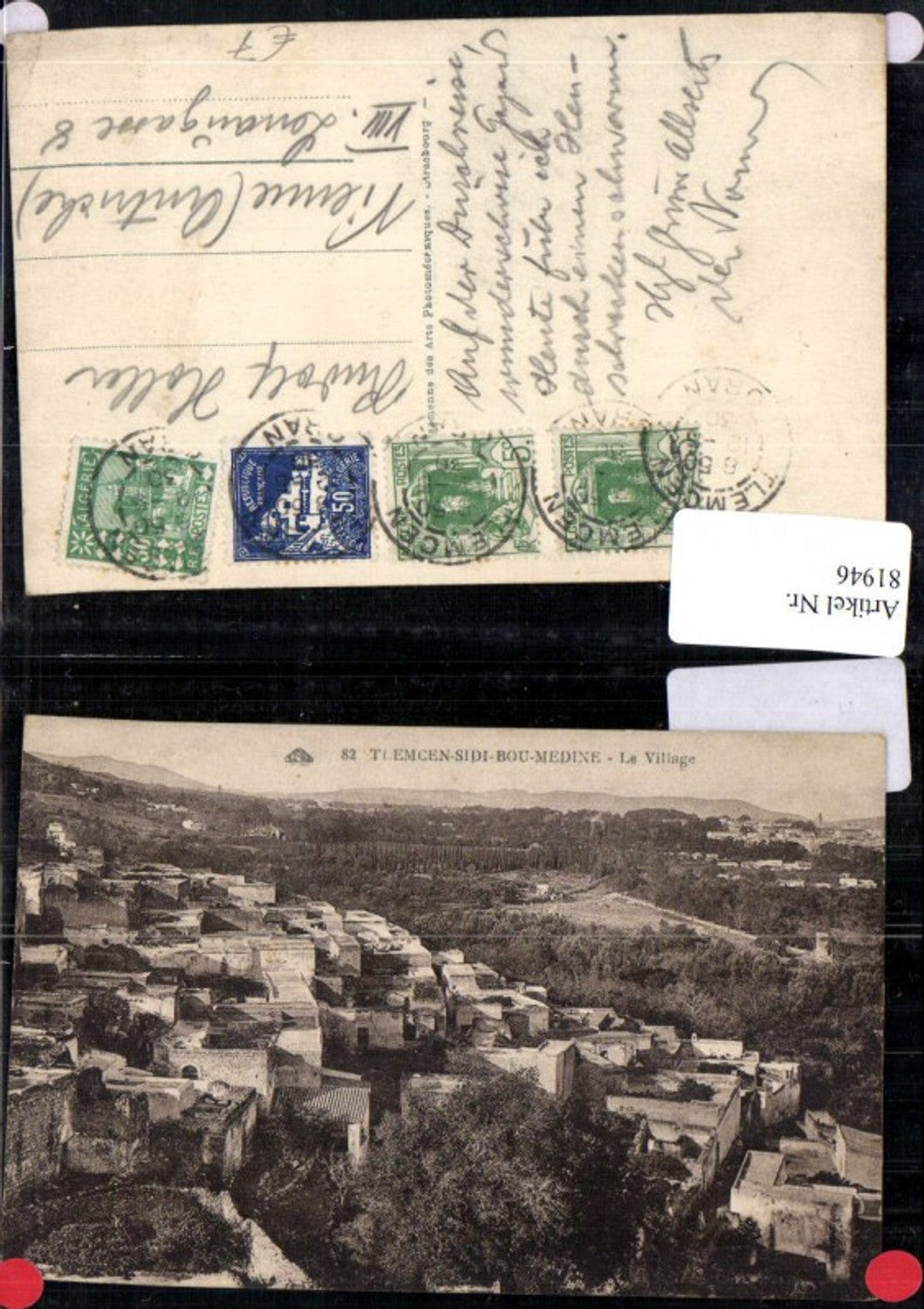 81946,Tlemcen Sidi Bou Medine Le Village Algerien