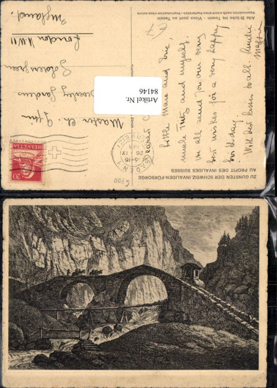 Alte Ansichtskarte – Old Postcard