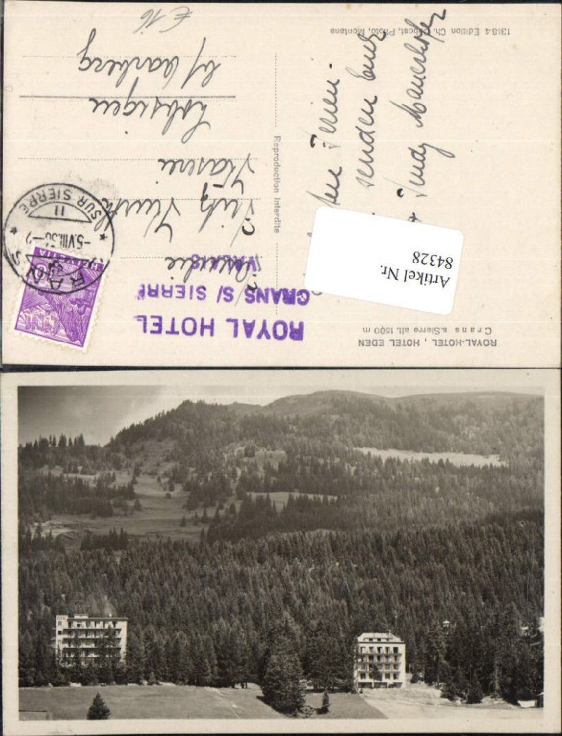 Alte Ansichtskarte – Old Postcard