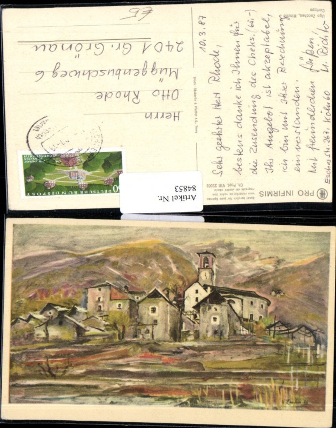 Alte Ansichtskarte – Old Postcard