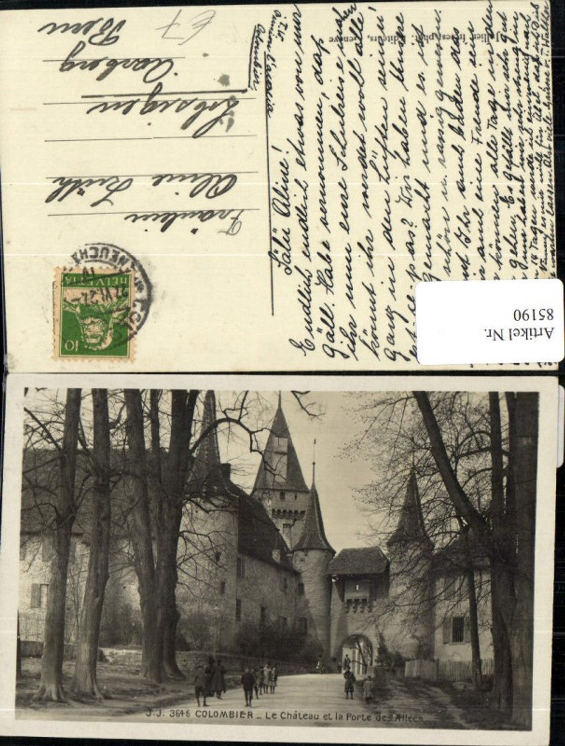 Alte Ansichtskarte – Old Postcard