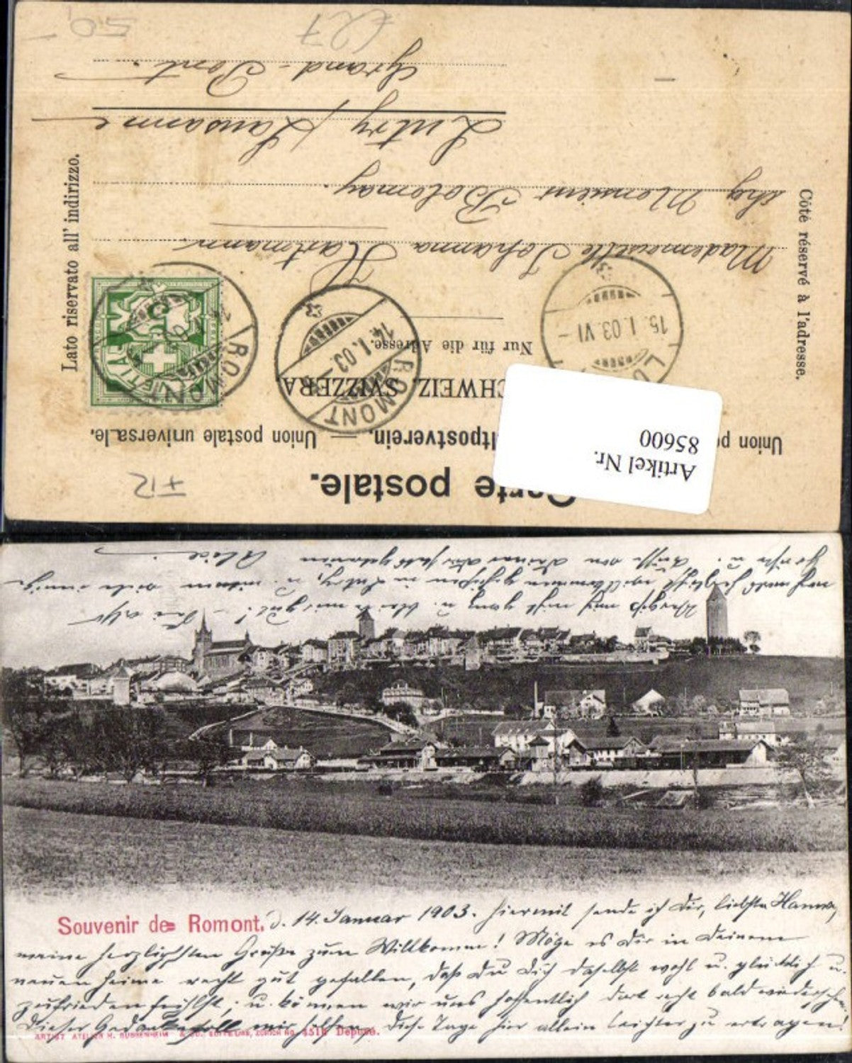 Alte Ansichtskarte – Old Postcard