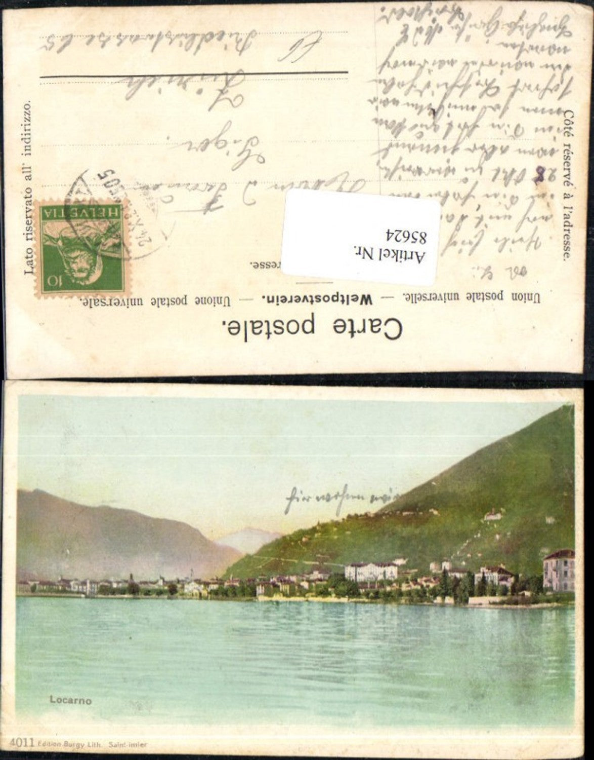 Alte Ansichtskarte – Old Postcard