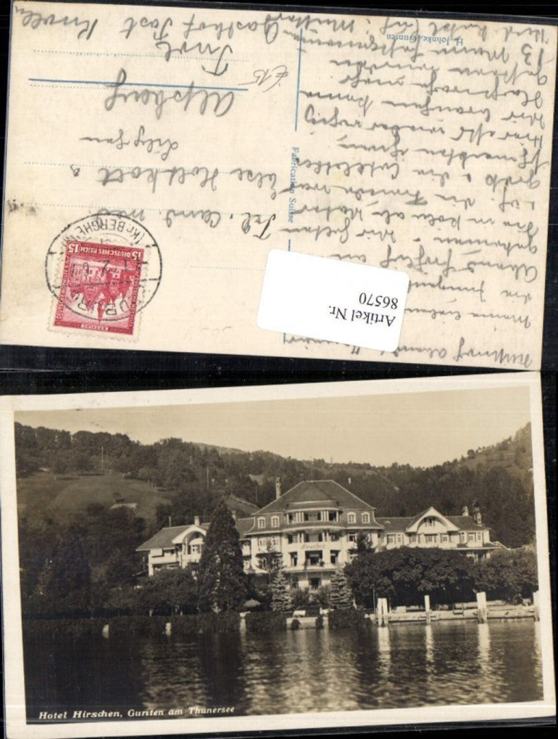 Alte Ansichtskarte – Old Postcard