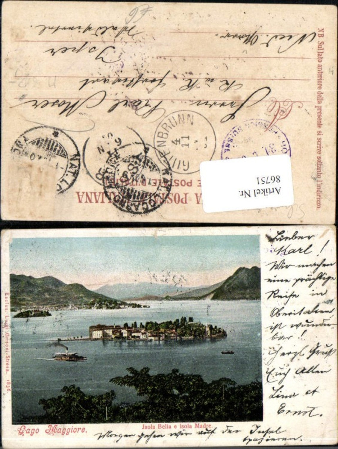 Alte Ansichtskarte – Old Postcard