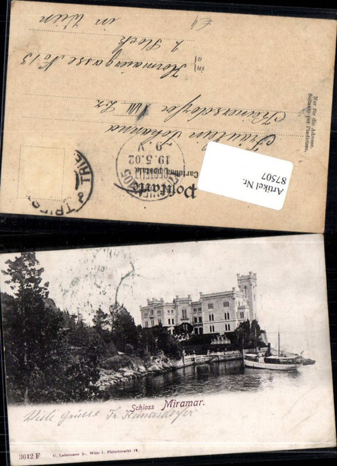 Alte Ansichtskarte – Old Postcard