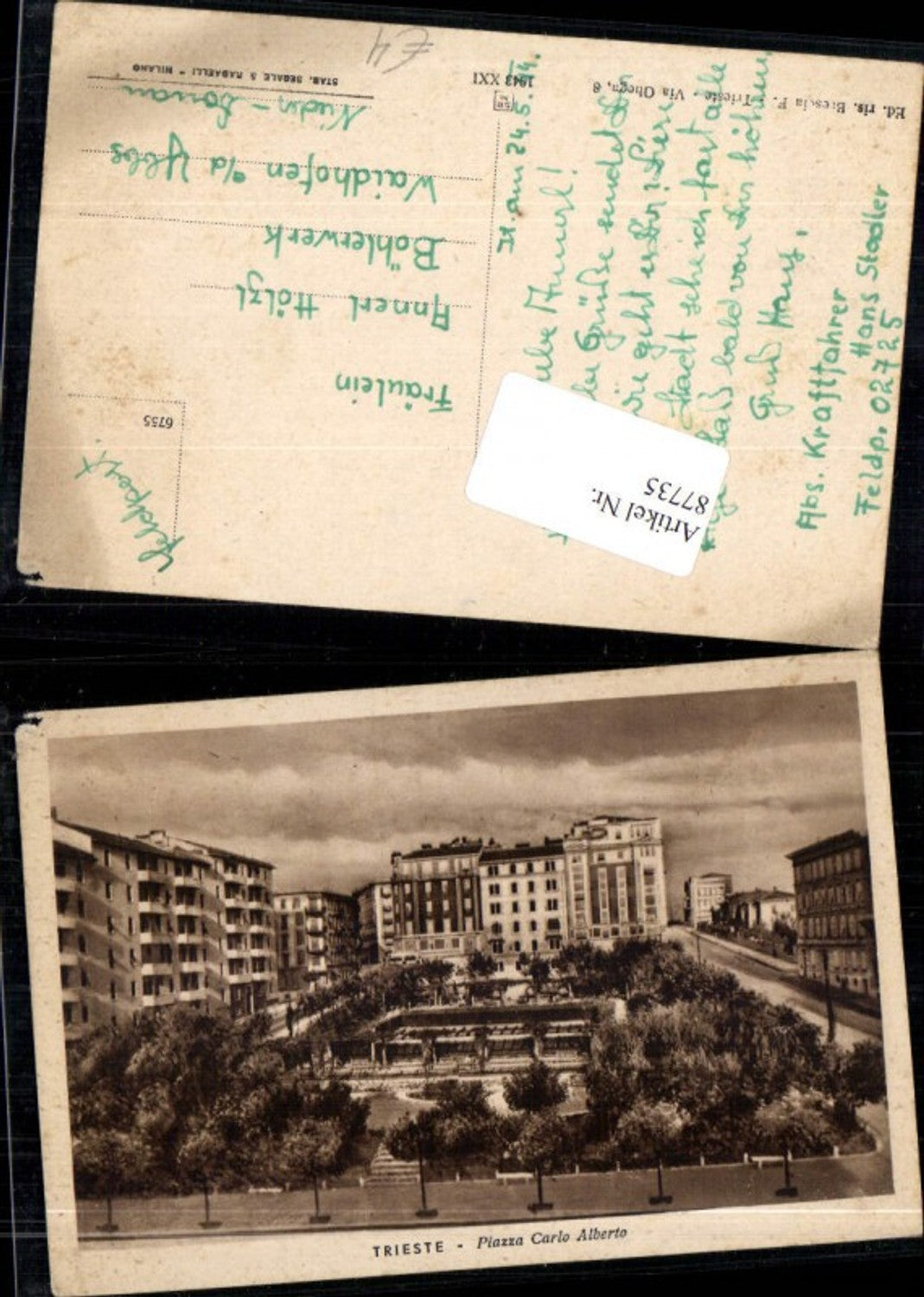 Alte Ansichtskarte – Old Postcard