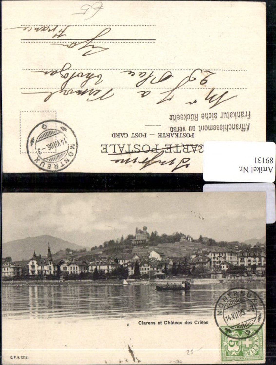 Alte Ansichtskarte – Old Postcard