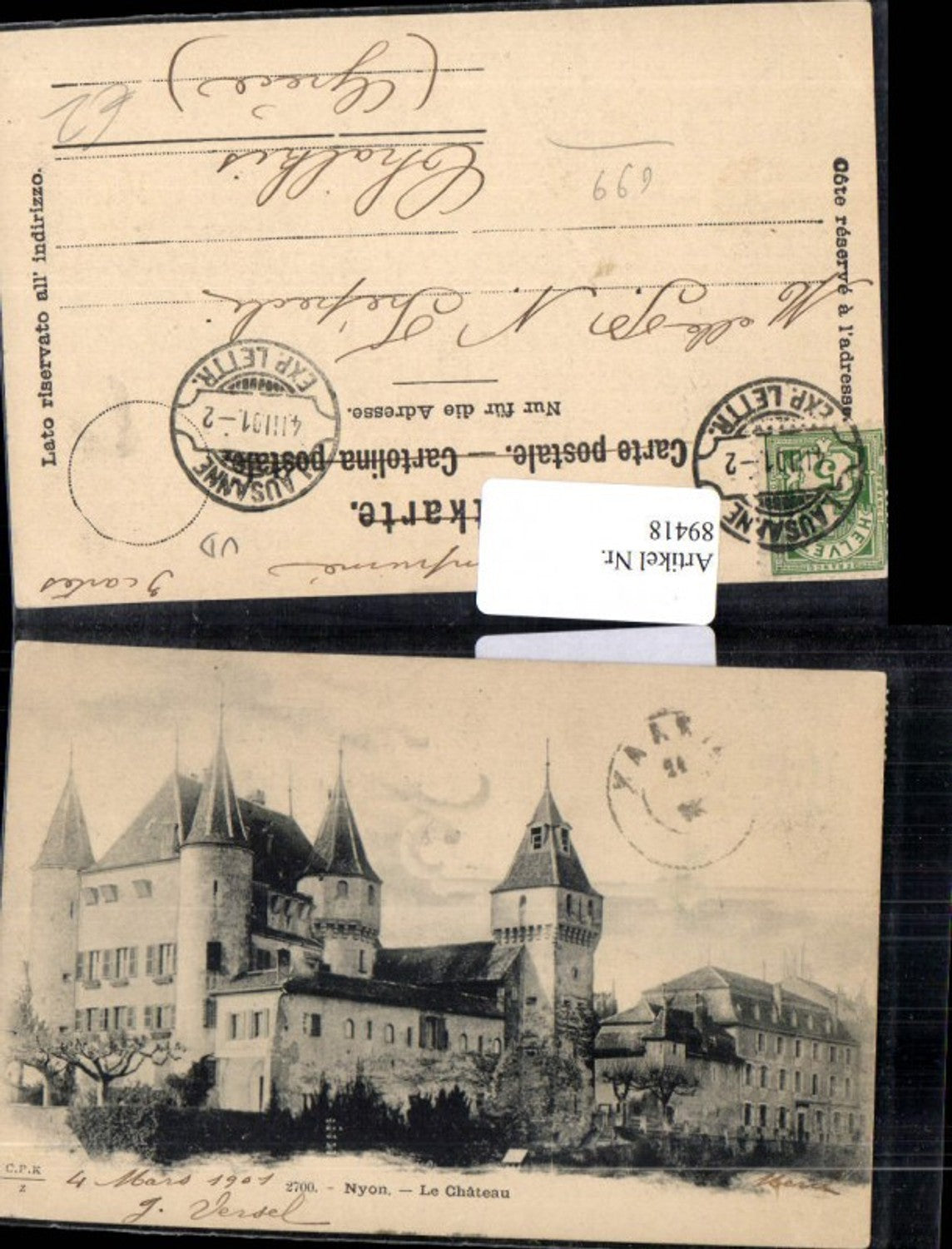 Alte Ansichtskarte – Old Postcard