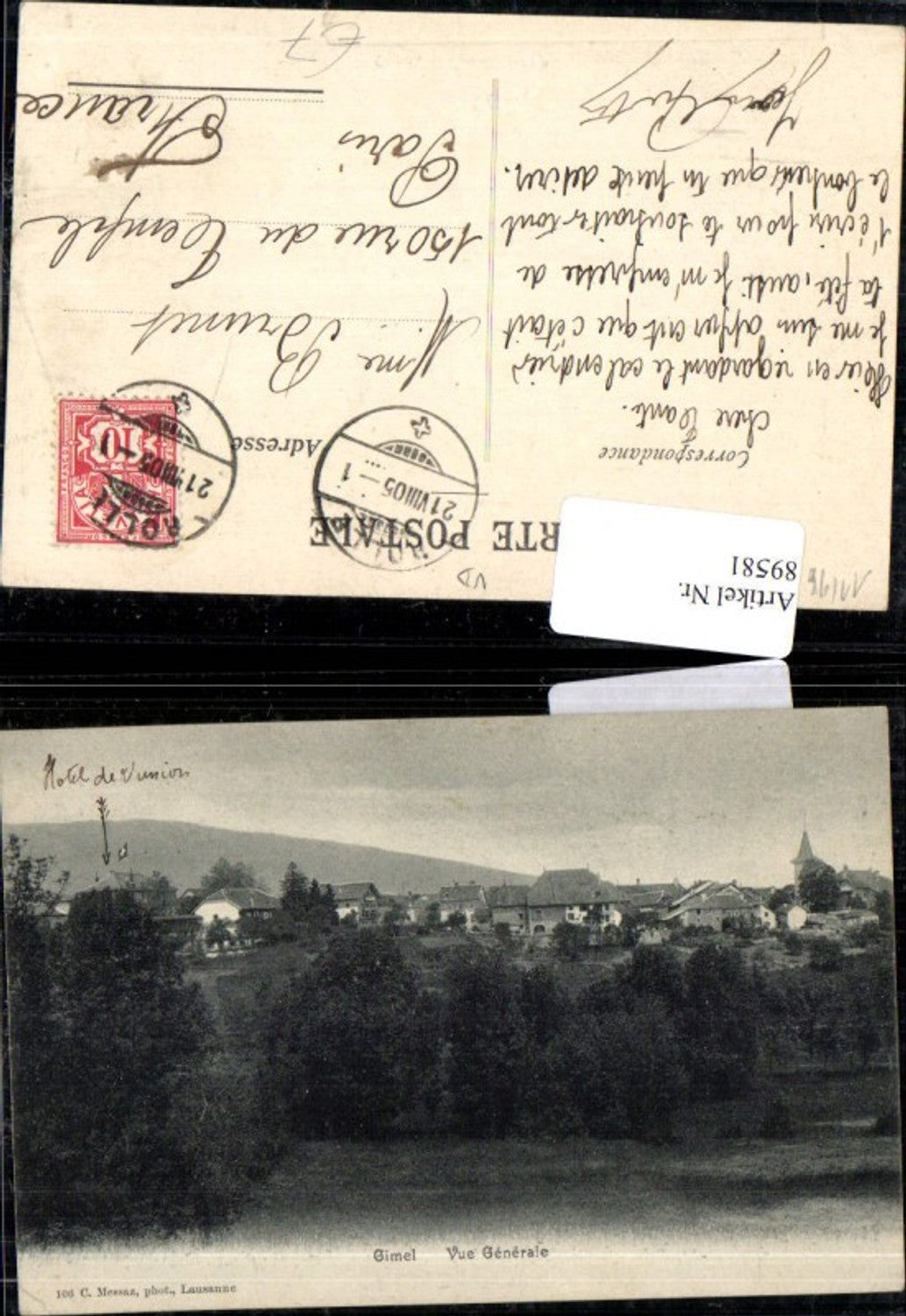 Alte Ansichtskarte – Old Postcard