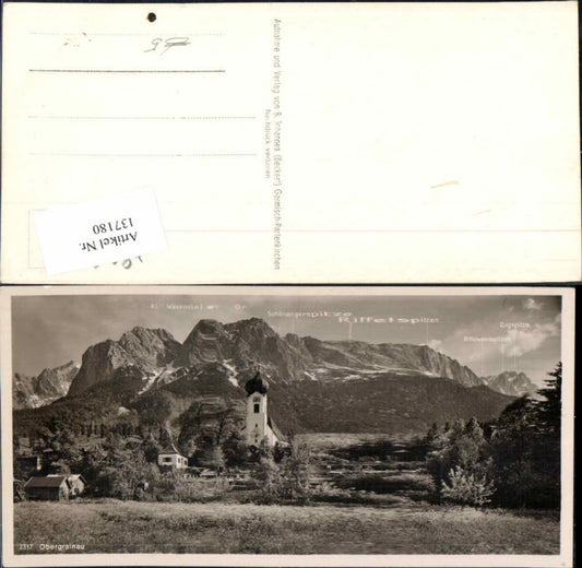137180,Obergrainau Grainau b. Garmisch Partenkirchen