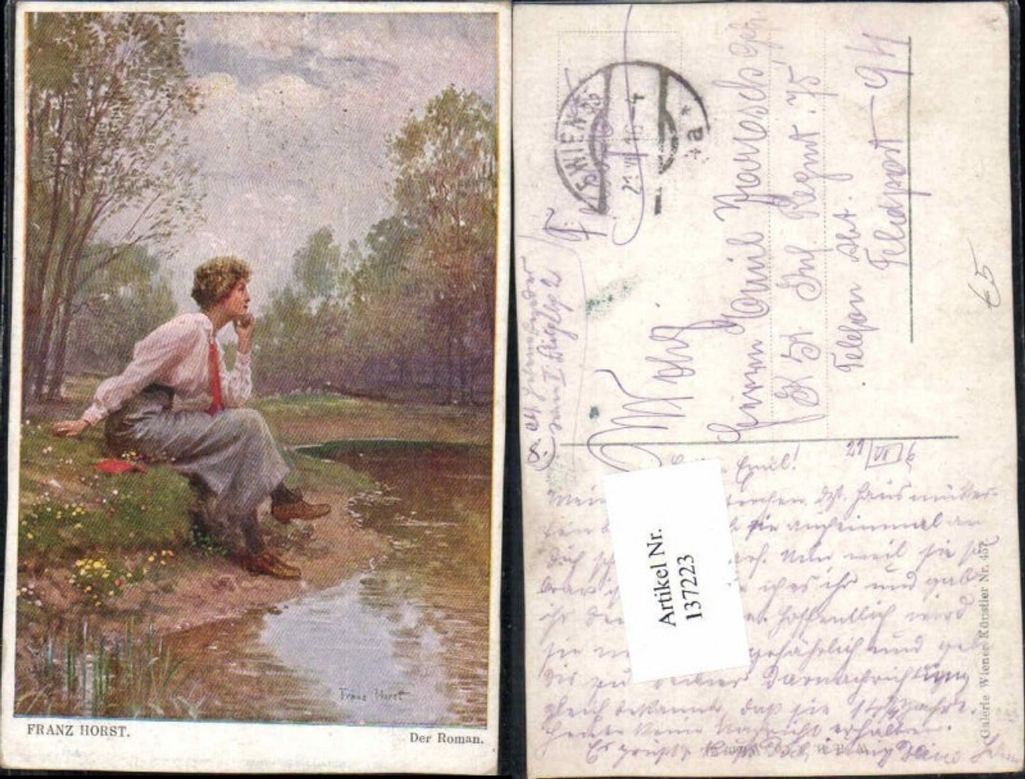 137223,Franz Horst der Roman Frau am Bach