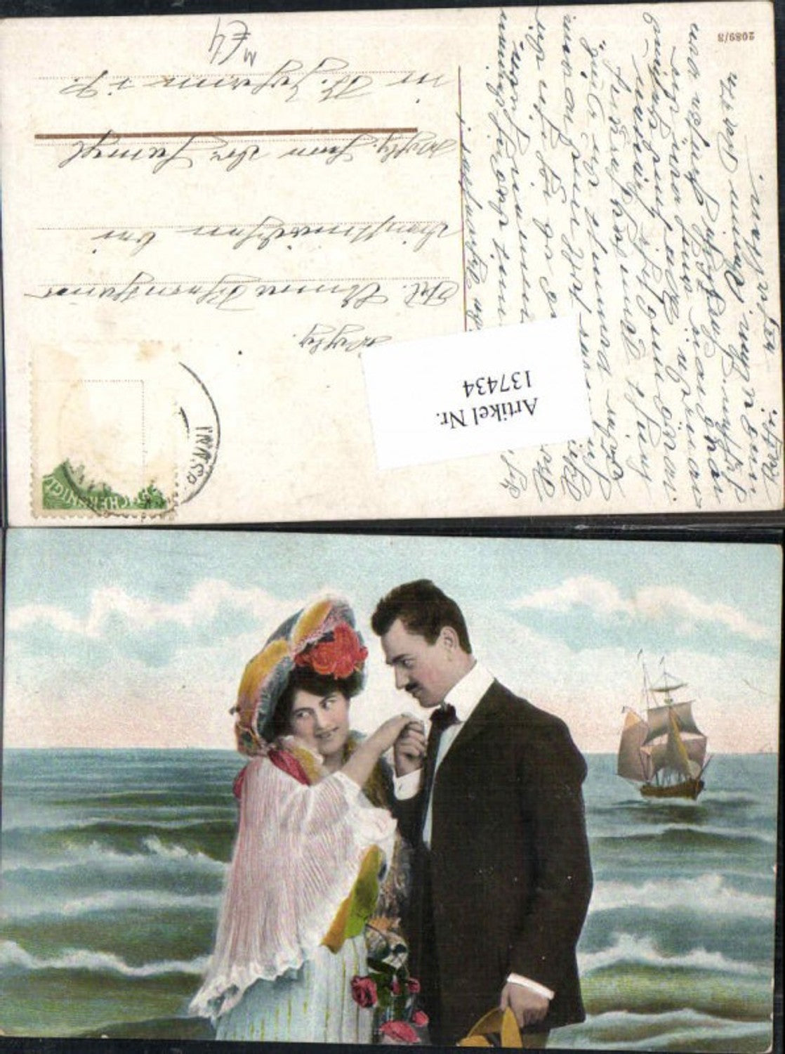 137434,Liebespaar Paar Frau Hut Schiff